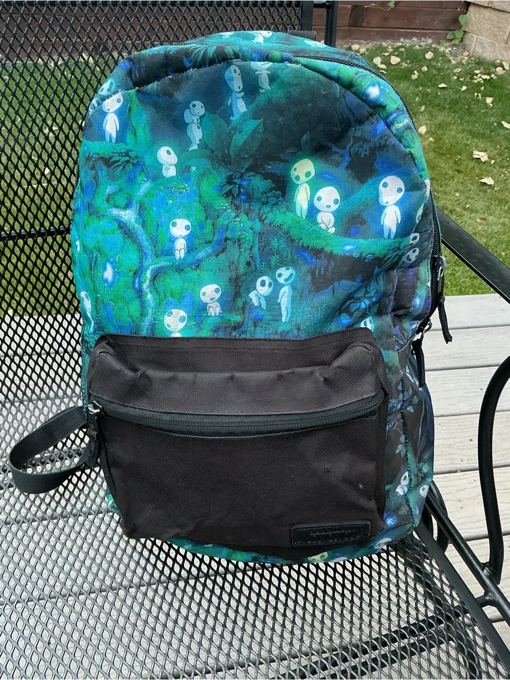 Official Studio Ghibli Princess Mononoke Kodama Backpack by BioWorld Anime
